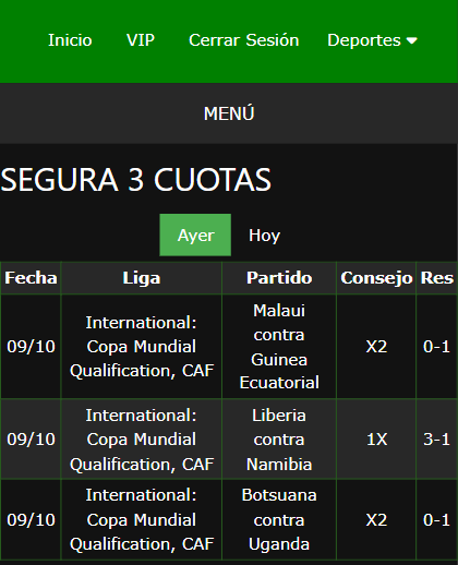 boletas de apuestas ganadoras